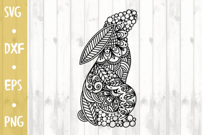 Easter ornament rabbit&nbsp;- SVG CUT FILE