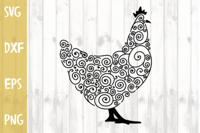 Ornament Chicken - SVG CUT FILE