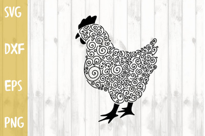 Ornament Chicken - SVG CUT FILE