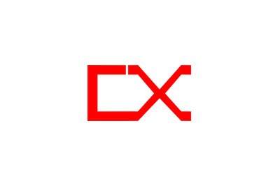 cx letter logo
