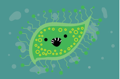 Green Virus Illustration