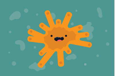 Orange Virus Design