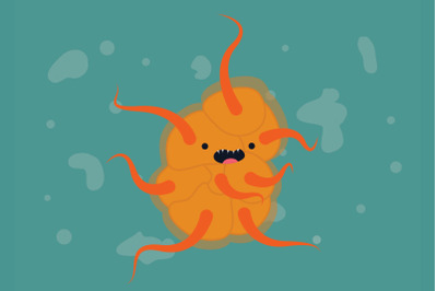 Orange Virus Design