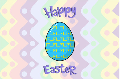 Easter Egg Art Illustration