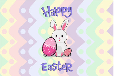 Easter Bunny Egg Illustration