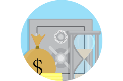 Safety deposit box icon