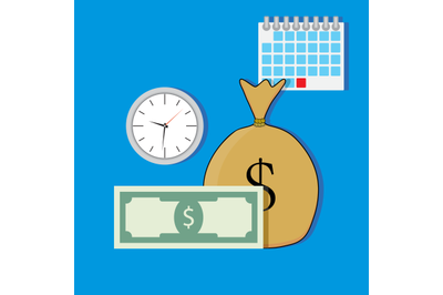 Time salary vector