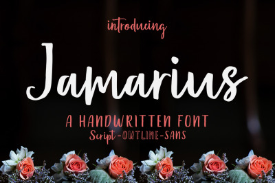 Jamarius Script - A Handwritten Font
