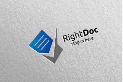 Document Sheets Logo Template 9