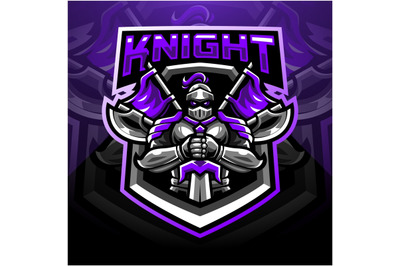 Knight sport mascot logo design