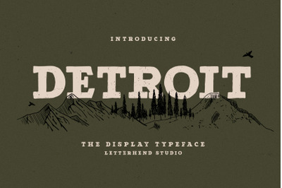Detroit - Slab Serif Typeface