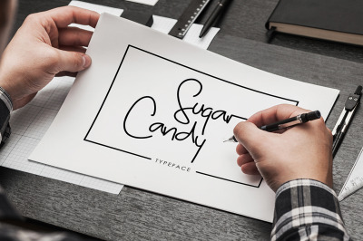 Sugar Candy signature typeface