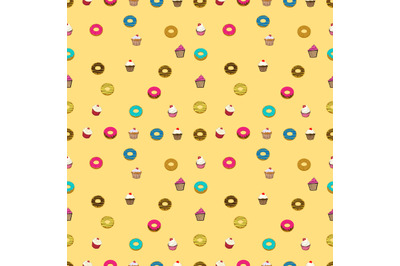 donut&amp;cupcake pattern