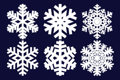 Decorative abstract snowflake.