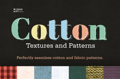 Cotton Fabric Textures and Patterns