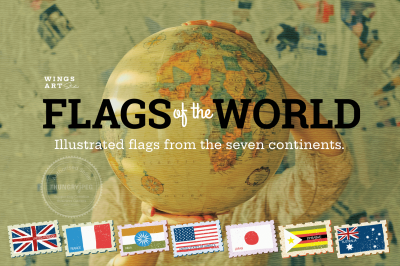 Flags of the World Illustrations