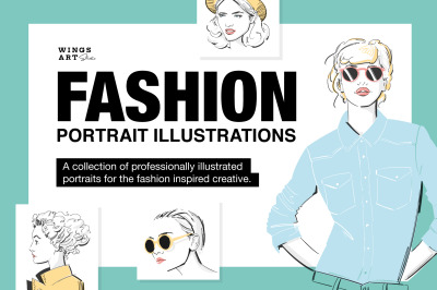 Fashion Portrait Illustrations