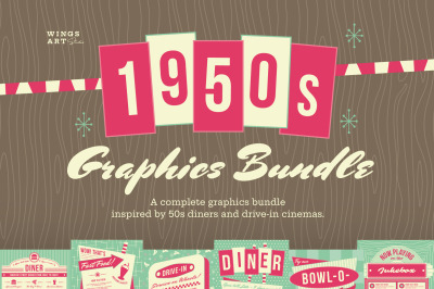 1950s Graphics Bundle