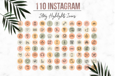 Instagram Story Highlight Icons, Neutral Instagram Story Highlights