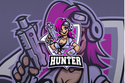 Hunter Esport Logo Template