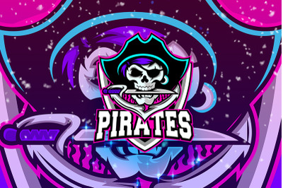Pirates Esport Logo Template