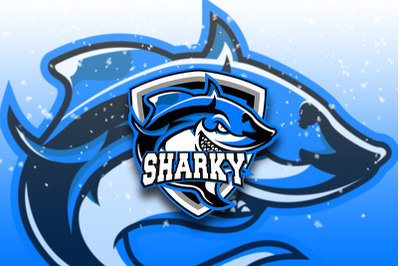 Shark Esport Logo Template