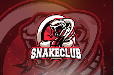 Snake Esport Logo Template