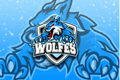 Wolf Esport Logo Template