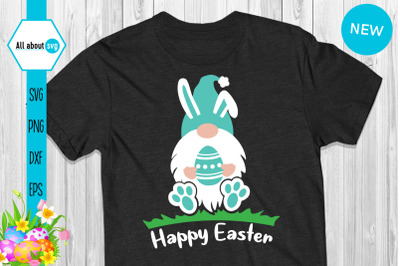 Easter Bunny Gnome Svg