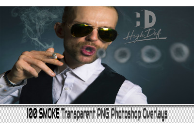 100 SMOKE TRANSPARENT PNG Photoshop Overlays, Backdrops, Backgrounds