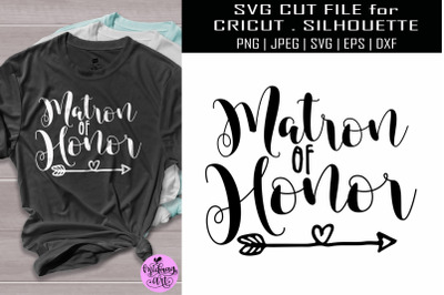 Matron of honor svg, wedding shirt svg