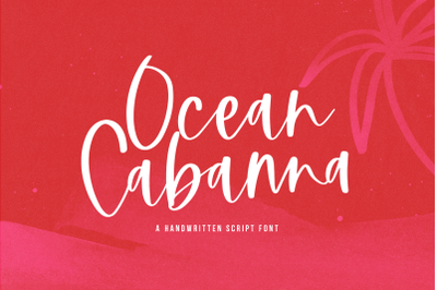 Ocean Cabanna - Handwritten Script Font