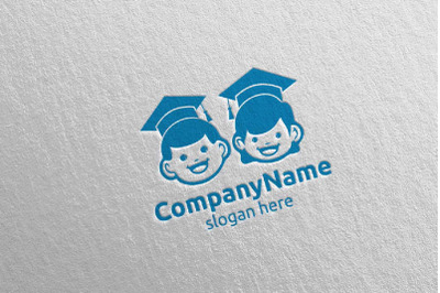 Cute Baby Smile Logo Design 8