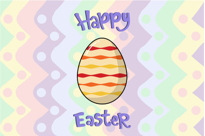 Easter Egg Art Illustration