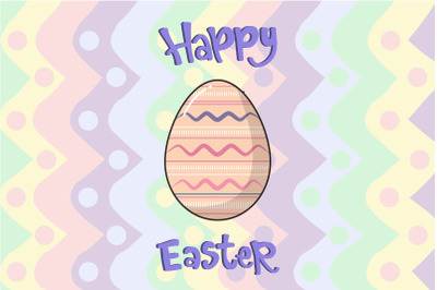 Easter Egg Art Illustration