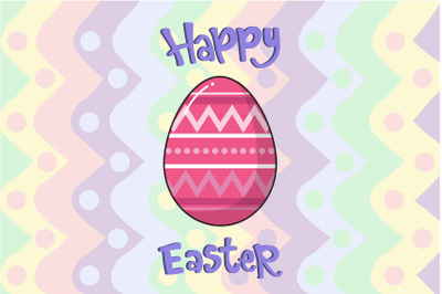 Easter Egg Art Illustration