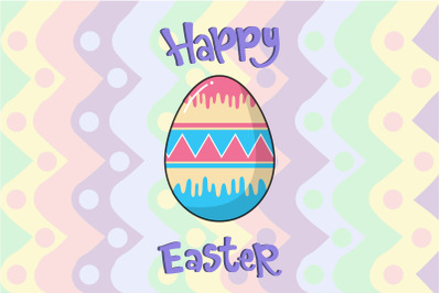 Easter Egg Art Illustration