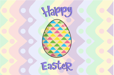 Easter Egg Art Illustration