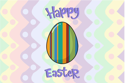 Easter Egg Colorful Art