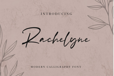 Rachelyne - Modern Calligraphy Font