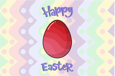 Easter Red Egg