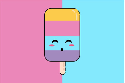 Kawaii Cute Rainbow Ice Cream