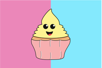 Kawaii Cute Cupcake