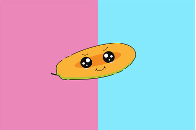 Kawaii Cute Papaya