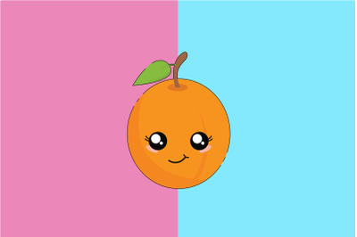 Kawaii Cute Smile Orange