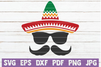 Cinco De Mayo Face SVG Cut File