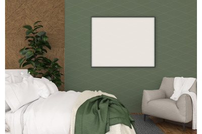 Interior scene - artwork background - frame mockup