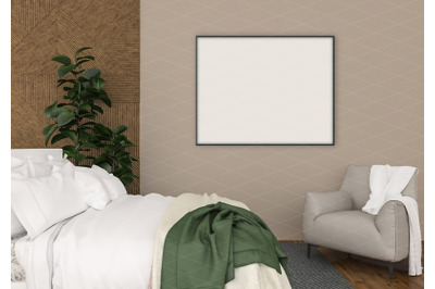 Interior scene - artwork background - frame mockup