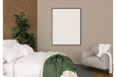 Interior scene - artwork background - frame mockup