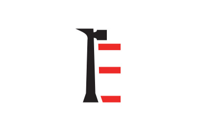 e letter repair logo